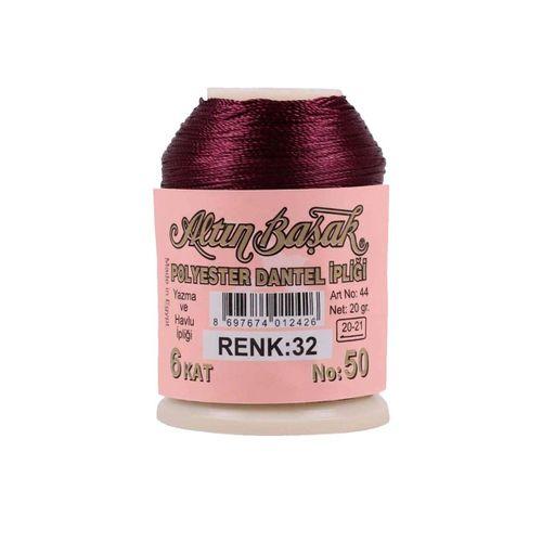 3 Adet Altınbaşak Oya ve Dantel İpi 20 gr - Royaleks - No: 032