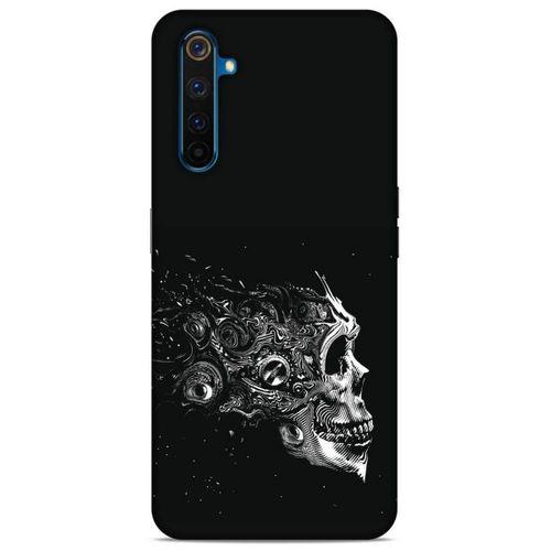 Lopard Oppo Realme 6 Pro Uyumlu Kılıf Tattoo's (9) Kılıf Beyaz Siyah