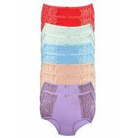 10 Adet Kenar Dantelli Toparlayıcı Yüksek Bel Bato Külot