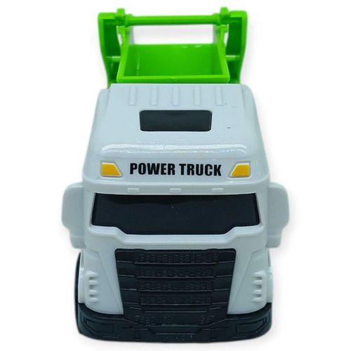 Temizlik Araçları Serisi - Sürtmeli Çöp Kamyonu 12 cm  - 3626