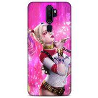 Oppo A5 2020 Uyumlu Kılıf Harley Quinn (4) Koruma Kılıfı Fuşya