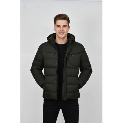 Erkek Kapüşonlu İç Kürklü Spor Mont 99528 BGL-ST04880