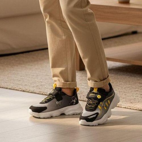 Wisco 065 Siyah-Sarı Erkek Çocuk Spor Ayakkabı