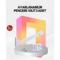 Cam Pencere Güvenlik Kilidi Açılma Sınırlayıcı At 3 Adet