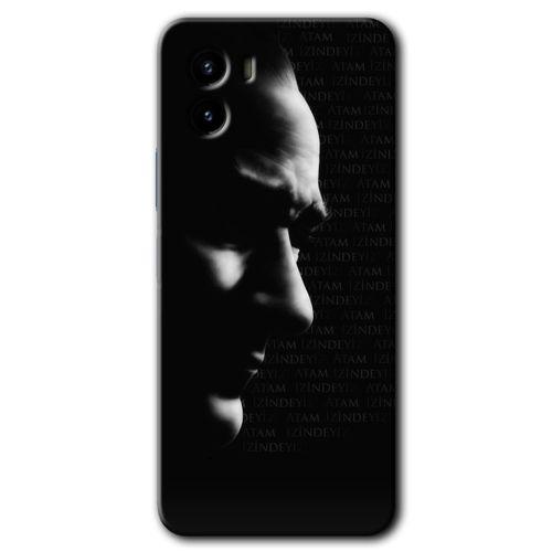 Vivo Y15s HD Baskılı Kılıf + 9D Tam Ekran Koruyucu - Atam İzindeyiz