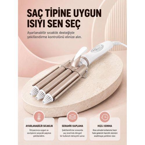 Her Saç Tipine Uygun, Hızlı Isınan Bukle Yapıcı – Evde Kuaför Kalitesinde Sonuç Yeni Nesil