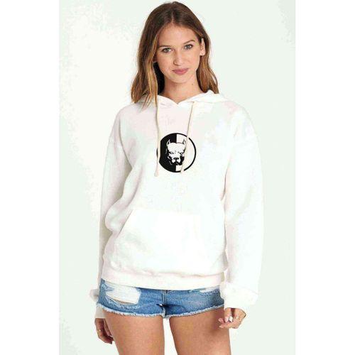 Amerikan Pit Bull Terrier Amerikan Bully Amerikan Staffordshire Terrier Baskılı Beyaz Kadın Kap