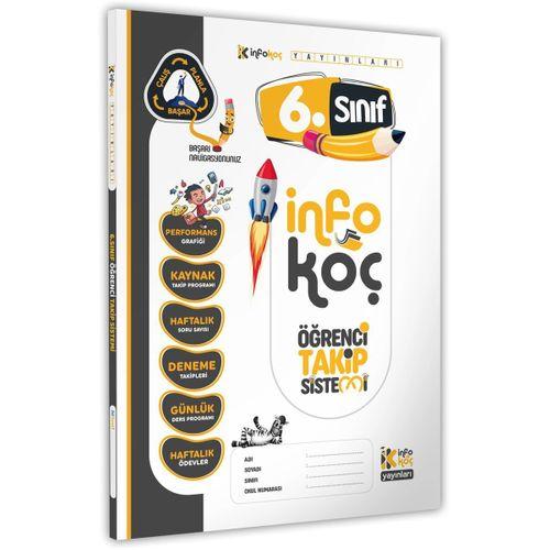 2026 6 Sınıf İnfoKoç Yayınları Öğrenci Takip Sistemi (40 Haftalık, Detaylı, Konu Soru Video Takip)