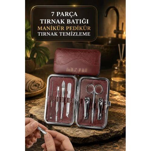 Tırnak Batığı Temizliği Ve Günlük Bakım İçin 7 Parça Profesyonel Set