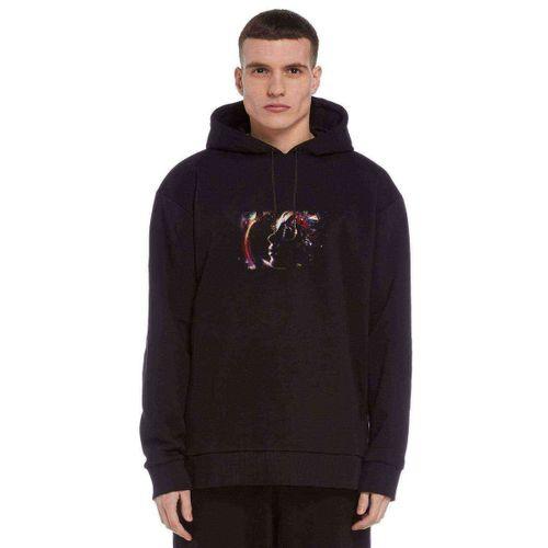 Epica The Holographic Principle Baskılı Siyah Erkek Kapşonlu Sweatshirt