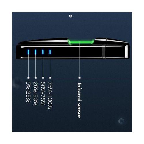 Sensörlü Alevsiz USB Şarjlı Tesla Çakmak Siyah