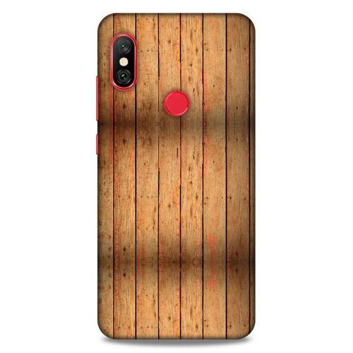 Lopard Xiaomi Mi A2 Lite Uyumlu Kılıf Wood'X (11) Tam Koruma Baskılı