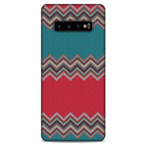 Kazak (40) Desenli Silikon Kapak Samsung Galaxy S10 Plus Kılıf