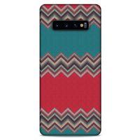 Kazak (40) Desenli Silikon Kapak Samsung Galaxy S10 Plus Kılıf