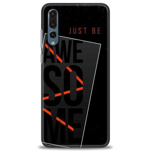 Huawei P20 Pro Kılıf HD Baskılı Kılıf - Awesome + Tam Ekran Koruyucu