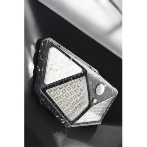 Güneş Enerjili Bahçe Aydınlatma Lambası Solar 100 Led Lamba