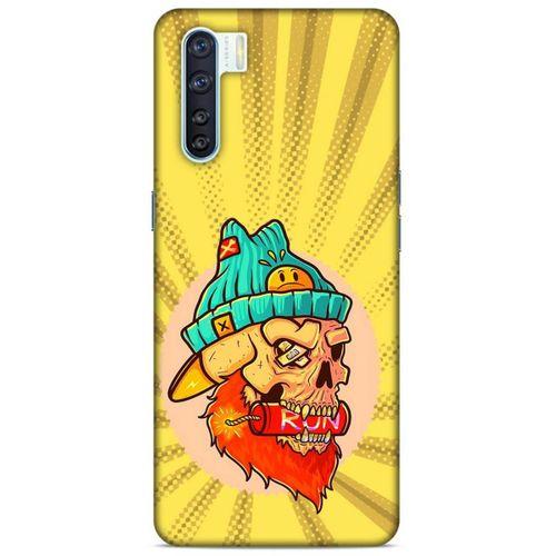 Lopard Oppo A91 Uyumlu Kılıf Tattoo's (32) Soft Silikon Kılıf Run