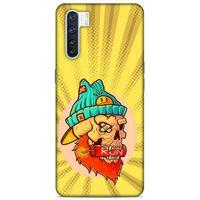 Lopard Oppo A91 Uyumlu Kılıf Tattoo's (32) Soft Silikon Kılıf Run