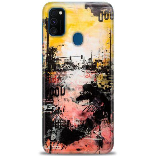 Samsung Galaxy M30S Kılıf HD Baskılı Kılıf - Karışık Baskı + Tam Ekran Koruyucu