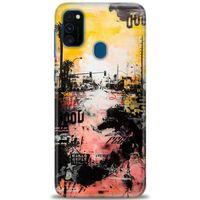 Samsung Galaxy M30S Kılıf HD Baskılı Kılıf - Karışık Baskı + Tam Ekran Koruyucu