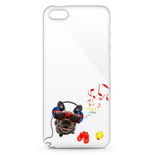 Apple iPhone 5s Kılıf Entel Köpek Arka Kapak Koruma Desenli Full Koruyucu
