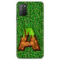 Lopard Xiaomi Poco M3 Uyumlu Kılıf PiXel (44) Tough Armor Kılıf A Harfi