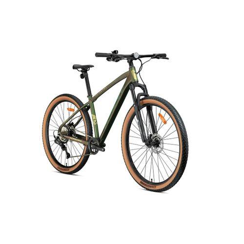 Kron XC 100 Pro 8 Vites Essa 27.5 Jant Dağ Bisikleti Mat Haki-Parlak Sarı 38 cm