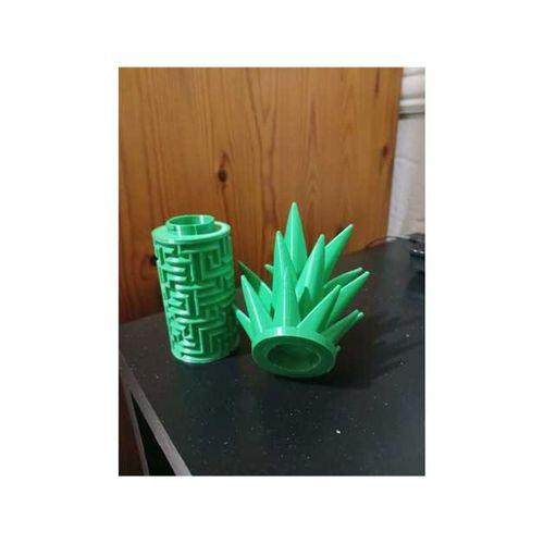 Ananas Bulmaca Silindiri Yaprakları Kalınlaştırılmış 3D Baskı (Bu ürün Sadece Plastik parçadır - Almadan Önce Soru Sorabilirsiniz)