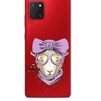 Zoologix (53) Samsung Galaxy Note 10 Lite Şeffaf Kılıf Silikon Desenli