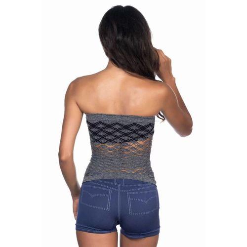 Gri Mı Emay 5034 Fantazi Büstiyer Atlet Korse