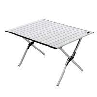 Kamp Ayısı® Large Alüminyum Katlanabilir Kamp ve Piknik Masası, Çantalı, Gri