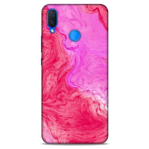 Huawei Psmart 2019 Uyumlu Kılıf Pembe Delisi (11) Tam Koruma Mermer