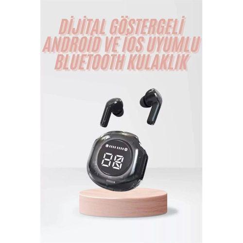 Yeni Nesil Bluetooth Kulaklık Dijital Göstergeli Dokunmatik 5.3 Kablosuz