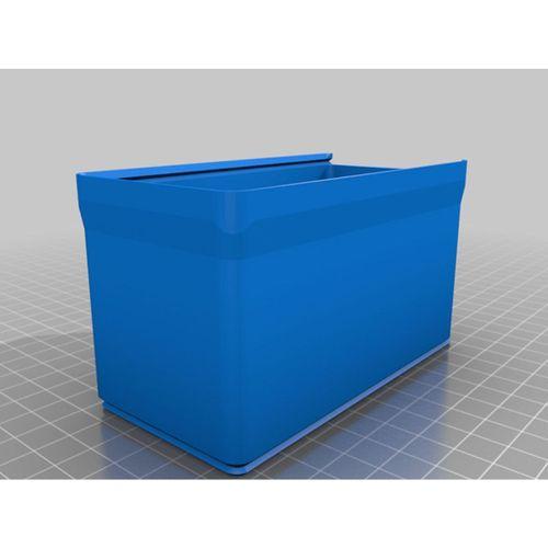 Stackable 5 56 223 Ammo Box 50ct Fused With Lid - Yığılabilir 5.56 223 Mermi Kutusu 50'li Kapaklı 3D Baskı (Bu ürün Sadece Plastik parçadır - Almadan