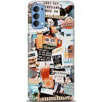 Oppo Reno 4 Kılıf HD Baskılı Kılıf - Sun Rise + Tam Ekran Koruyucu