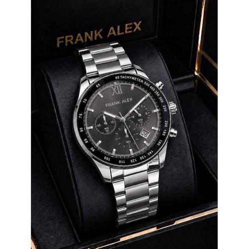 Frank Alex Spor Erkek Kol Saati Çelik Kordon Kronometreli Kadran Şık Premium 2 Yıl Garantili 07227.3