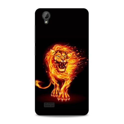 Lopard Vestel Venüs V5 Uyumlu Kılıf FireX (20) Koruyucu Kılıf Ateşli Aslan