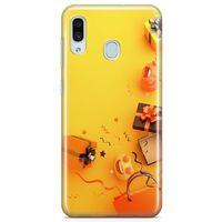Samsung Galaxy A30 Kılıf Hediyelik Ürünler Arka Kapak Koruma Desenli Full Koruyucu