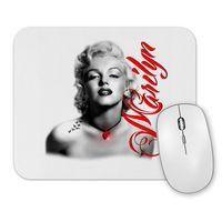 Red Marilyn Monroe Red Mouse Pad