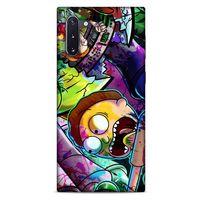 Samsung Galaxy Note 10 Uyumlu Kılıf Rick And Morty (41) Tank Kılıf Story Train Rick