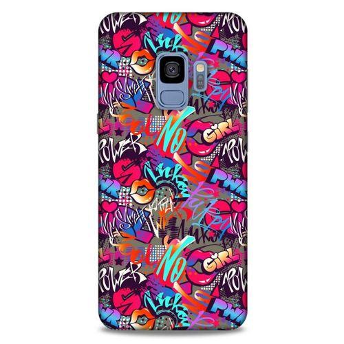 Graffitix (8) Desenli Silikon Kapak Samsung Galaxy S9 Kılıf