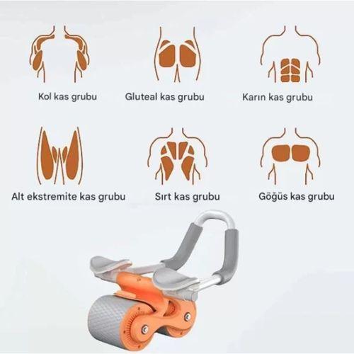 Ab Roller Karın Kası Egzersiz Tekerleği