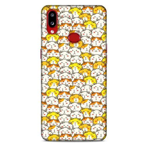 Lopard Samsung Galaxy A10s Uyumlu Kılıf Kediler (28) Arka Kapak Tombul Kedi