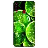 Samsung Galaxy A20s Uyumlu Kılıf Yeşil Delisi (26) Tpu Silikon Kılıf Tropikal orman yeşili