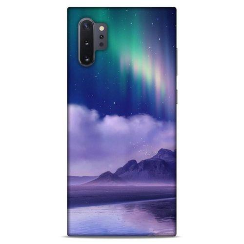 Lopard Samsung Galaxy Note 10 Plus Uyumlu Kılıf Gece'S (32) Soft Silikon Kılıf Norveç Kuzey Işıkları