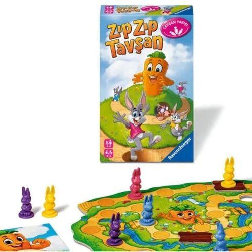 Eğitici Oyuncak 248810 Ravensburger - ZıpZıp Tavşan - Seyahat Boy Kutu Oyunu