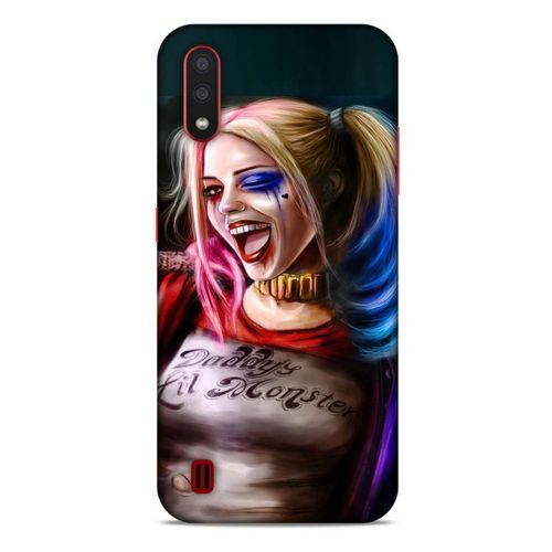 Samsung Galaxy A01 Uyumlu Kılıf Harley Quinn (8) Baskılı Kılıf Siyah