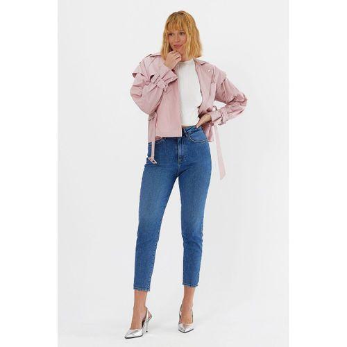 Batik Kısa Kruvaze Trençkot