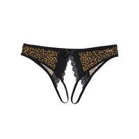 Ağı Açık Leopar Desenli Fantazi Bato Külot