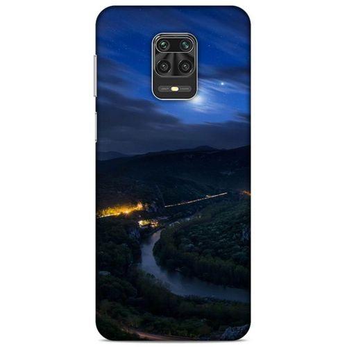 Lopard Xiaomi Redmi Note 9 Pro Uyumlu Kılıf Gece'S (50) Shockproof Kılıf Şehir Işıkları